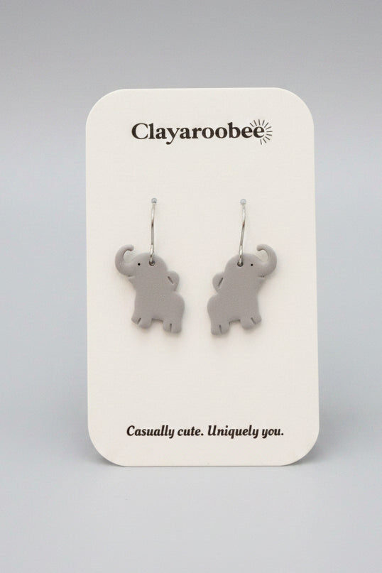Elephant Dangles, Gray