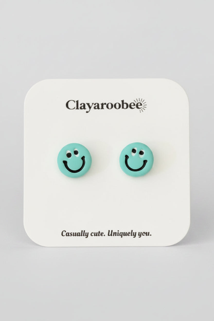 Smile Stud, Teal