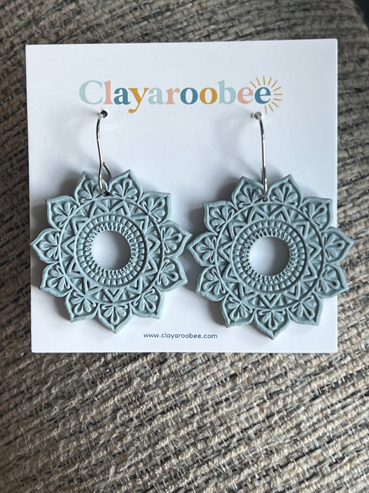 Light Blue Pointed Mandala