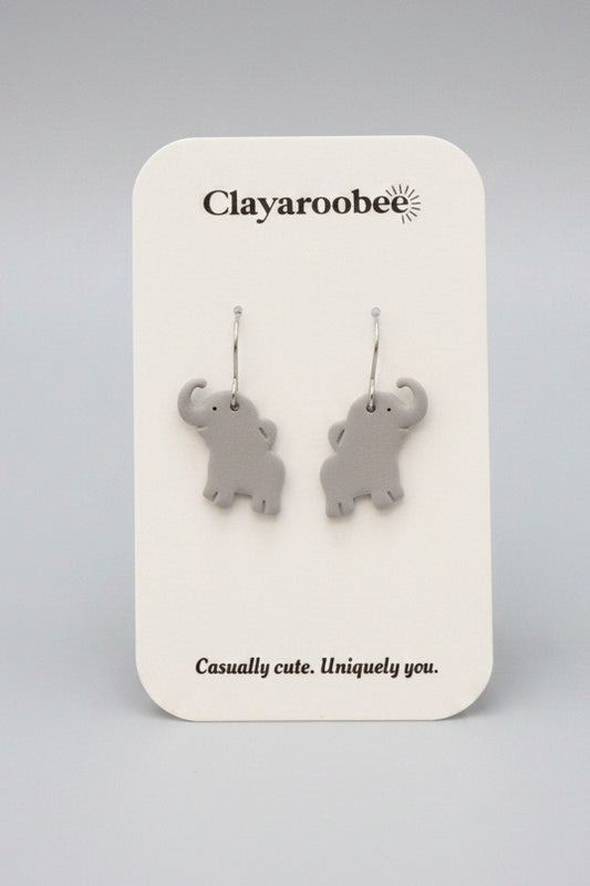 Elephant Dangles, Gray