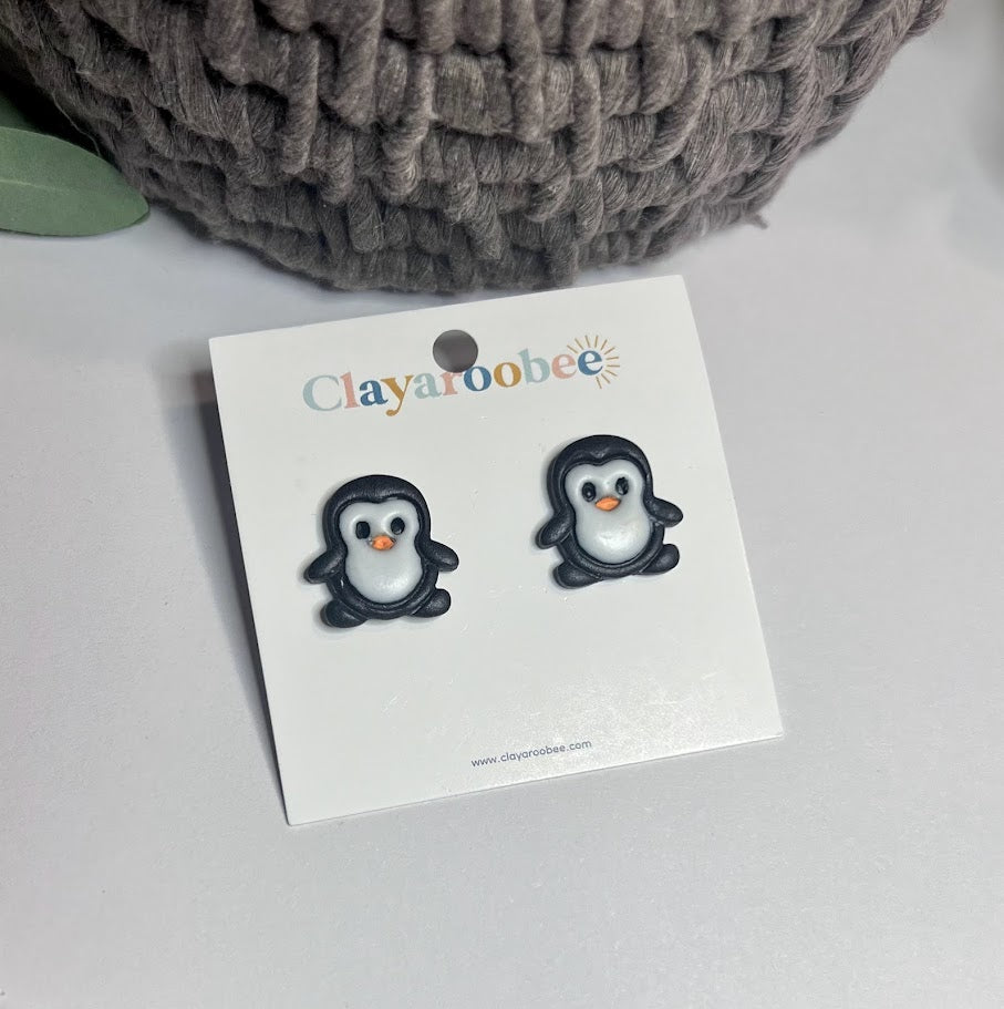 Cute & Fun Studs: Penguins