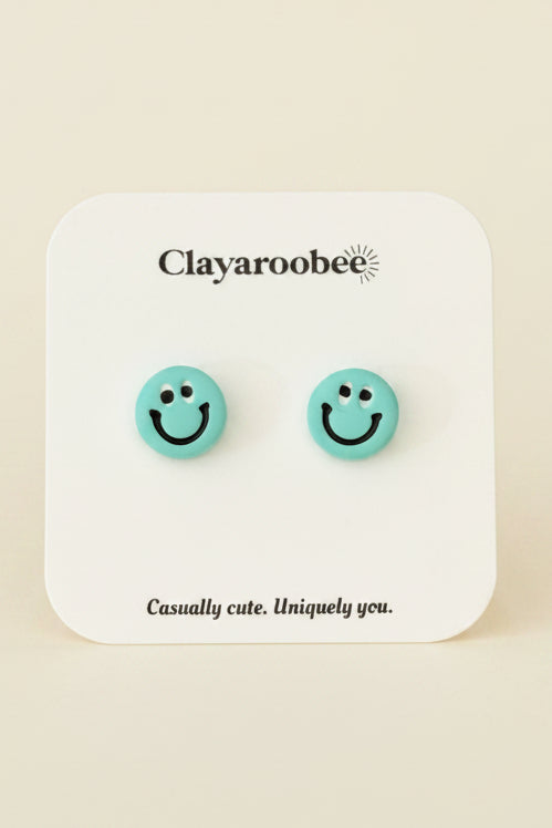 Smile Stud, Teal